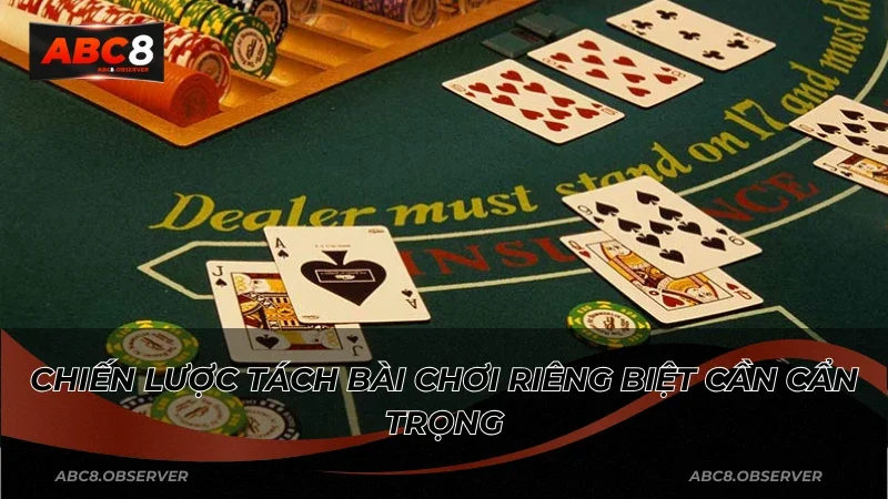 Các chiến lược chơi Blackjack ABC8 hiệu quả